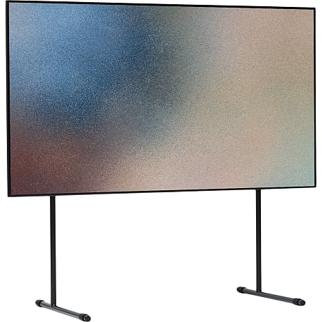 Pedestal Tube TV Gulvstand Til 40"-65" Sort