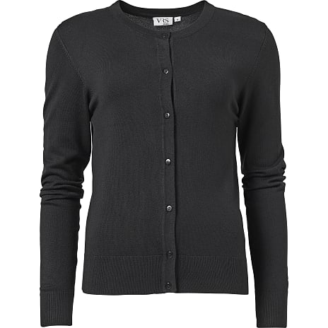 VRS dame cardigan str. S - sort 1 stk.