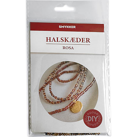 1conzept DIY halskæder - rosa 1 stk.
