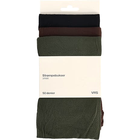 VRS Dame strømpebukser, S/M, brun