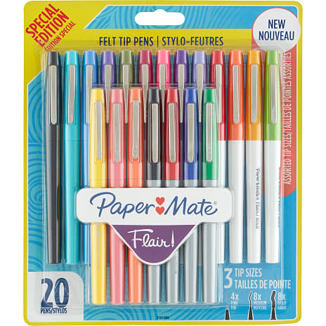 Paper Mate Flair Filtspids 20-blister