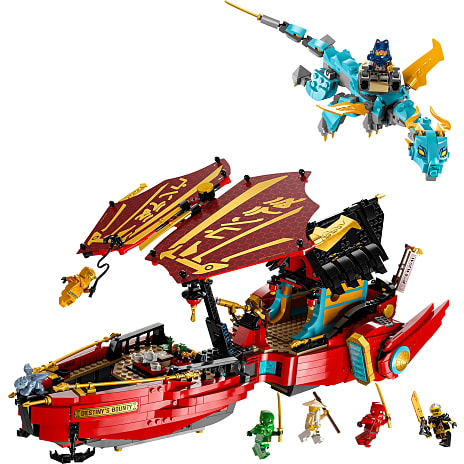 mager Rust Dynamics LEGO® NINJAGO® Skæbnebåden – kapløb med tiden 71797 | Køb online på br.dk!