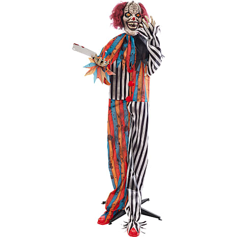 Halloween Animeret Klovn 170 cm Multifarvet