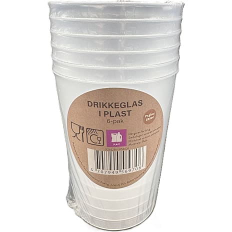 Salling Genanvendelige Drikkeglas 6-pak
