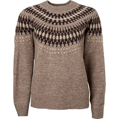 VRS Dame Striktrøje Str. L Beige