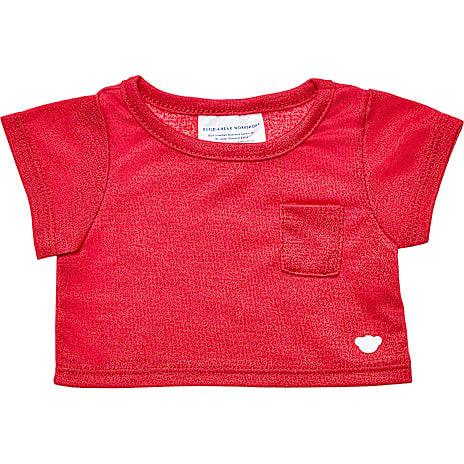 Build-A-Bear T-shirt, rød