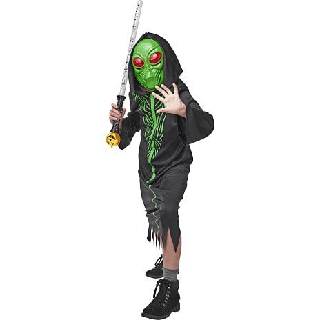 Halloween Alien Kostume str. 140