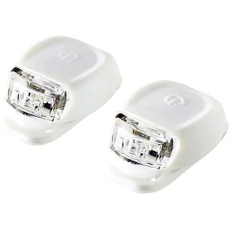 PUCH 1 LED Cykellygte For- Og Baglygte Hvid
