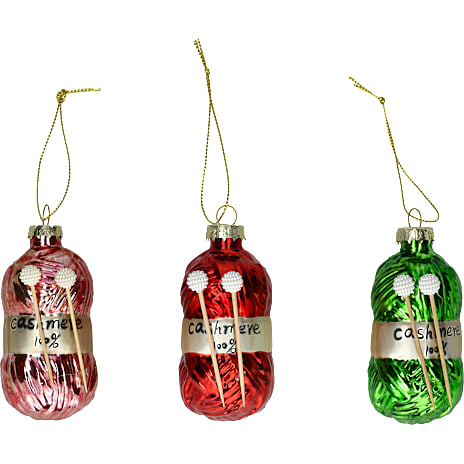 Julefryd Figurjulekugle Garn Assorteret