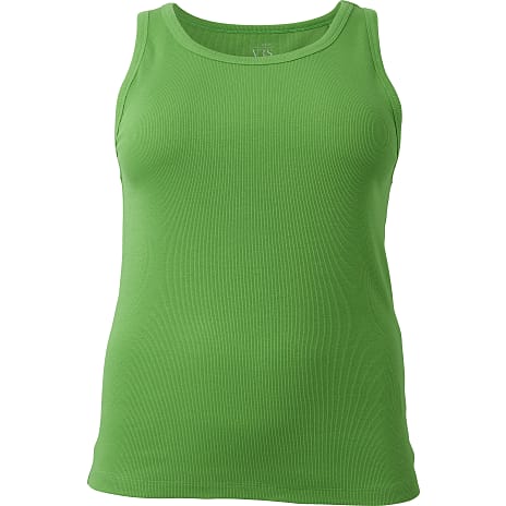 VRS Dame Rib Tanktop Str. 50 Lysegrøn