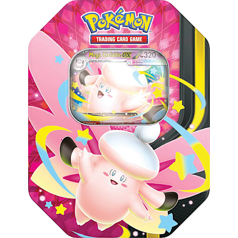 Pokémon Tin Summer Ex med Samlekort Mega Clefable
