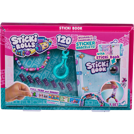 Sticki Rolls Sticki Book Klistermærkebog