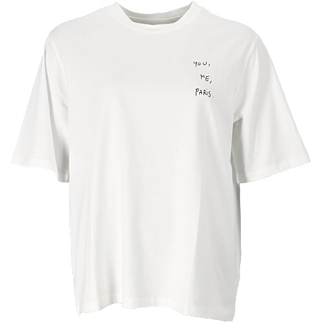 VRS Dame Oversize T-shirt Str. M Hvid