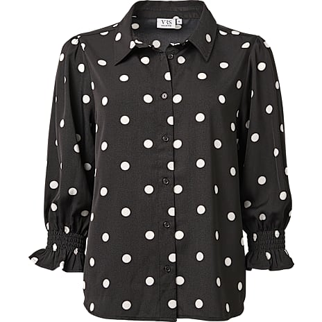 VRS Dame Skjorte Str. 2XL Sort
