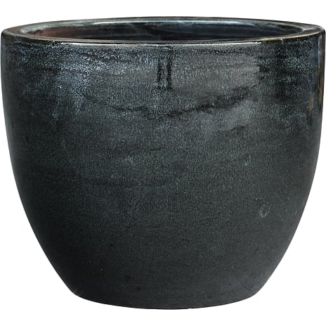 Andre Mærker Lido krukke - sort - Ø: 22 x H: 21 cm 1 stk.