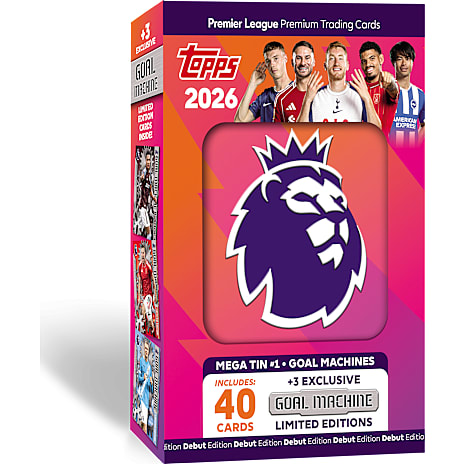 Topps Premier League Mega Tin Fodboldkort Assorteret
