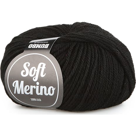 Bumbo By Mayflower BUMBO Soft Merino uldgarn - sort 114 1 stk.