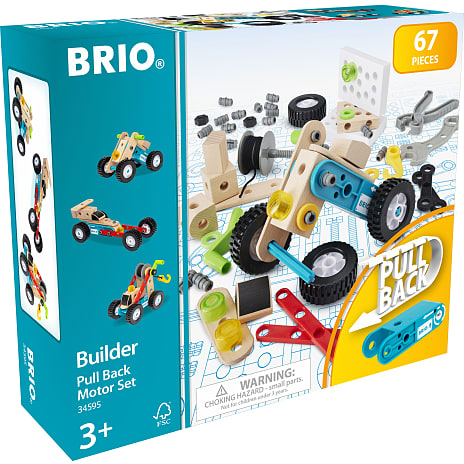 BRIO Builder Pull Back-motorsæt 34595