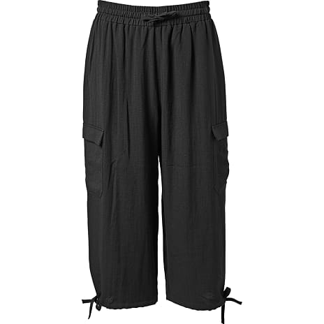 VRS dame capri bukser str. XL - sort 1 stk.