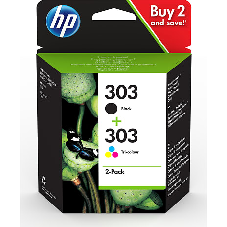 HP INK 303 Combo 2-pak - Black/Tri-Color 1 stk.