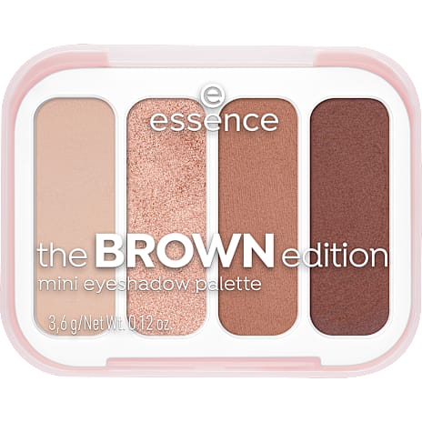 essence Mini Øjenskygge Palette The Brown Edition