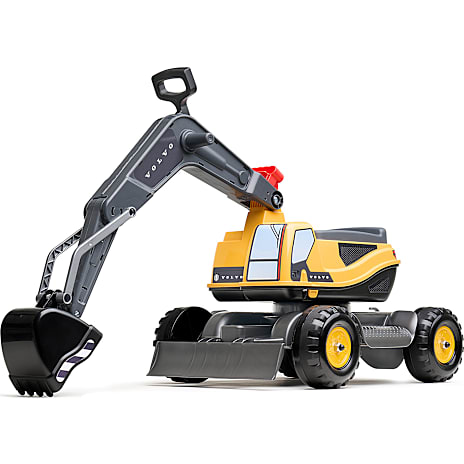 FALK Toys Volvo Gravemaskine Gul