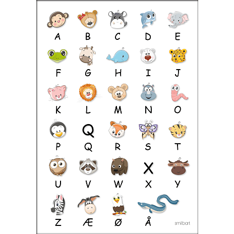 Salling Plakat med sort ramme 21 x 29,7 cm