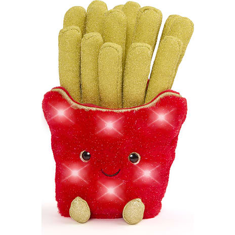 Fao Schwarz Pommes frites bamse m. lyd og lys 28 cm 1 stk.