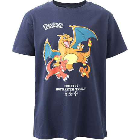 Pokémon T-shirt Str. 122/128 Blå