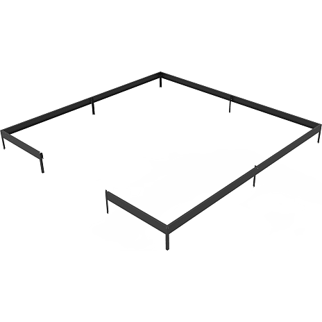 Juliana drivhussokkel Oase 13,5 m²