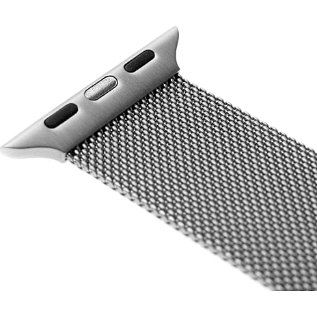 Fixed Urrem Til Apple Watch 42/44/45/49 mm Sølvfarvet
