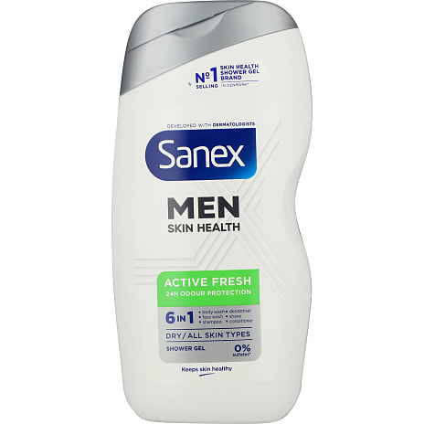 Sanex Shower Gel 6-i-1 Tør til Normal Hud