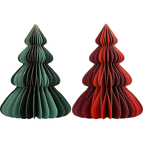 Julefryd Honeycomb Juletræ Højde 20 cm Assorteret