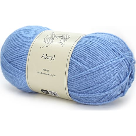 Salling akrylgarn - lyseblå 6836 1 stk.