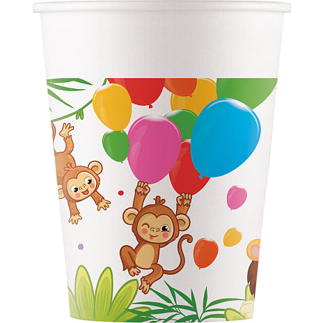 Decorata Party Papkrus Junglens dyr