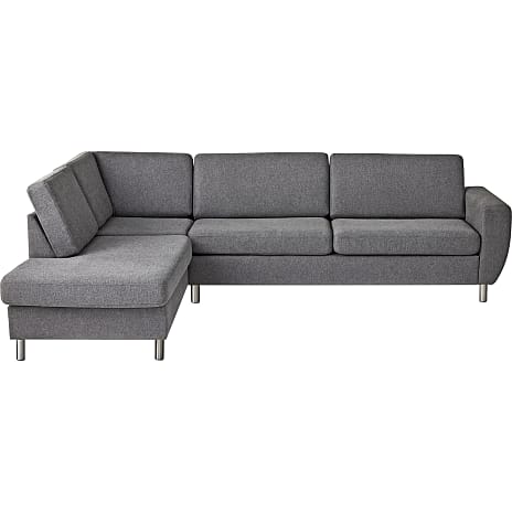 Rom Nordic Venstrevendt Open-end Sofa - Antracit