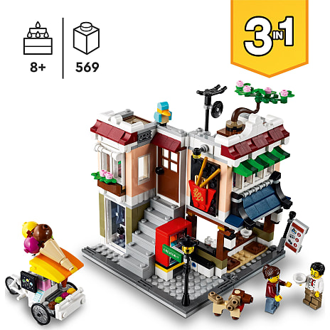 LEGO® 3-i-1 Nudelrestaurant i midtbyen 31131 Køb Bilka.dk!