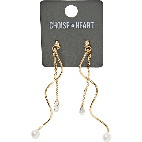 Choise by heart Dame Øreringe - Guldfarvet