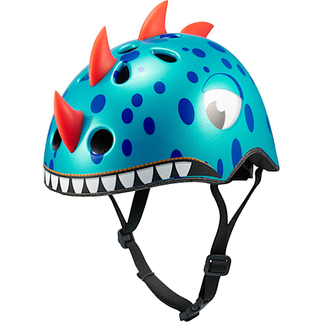 SCO 3D Cykelhjelm Børn Blå Dinosaur