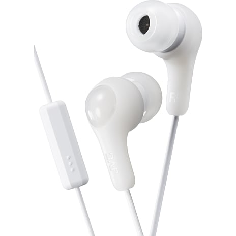 JVC Gumy Plus FX7M In-Ear Hovedtelefon Med Mikrofon Hvid
