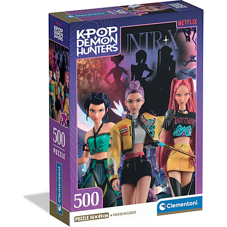 Clementoni K-Pop Demon Hunters Puslespil 500 Brikker