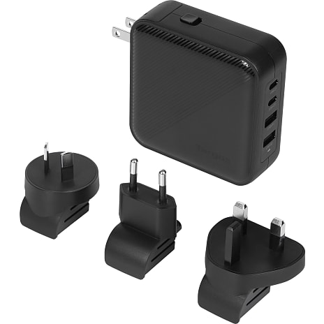 Targus Powerelite 100W GaN Vægoplader Med 4 Porte