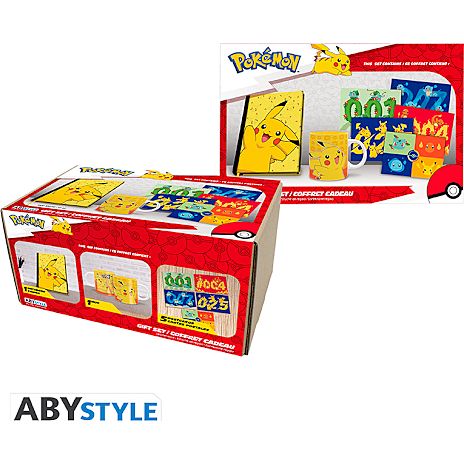 ABYstyle Pokémon Sæt med Notesbog, Krus og Postkort