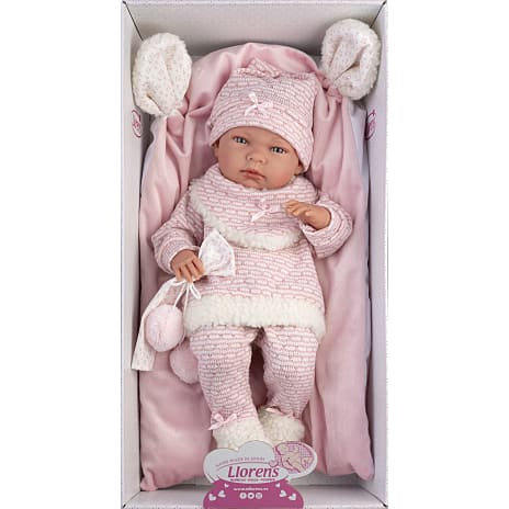 Llorens Nica Dukke 40 cm Med Pude