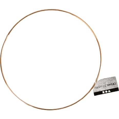 Metalring guldfarvet