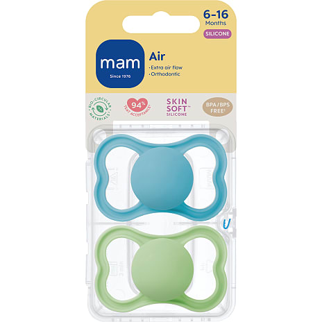 Mam Anatomiske sutter silikone 6-16 mdr.