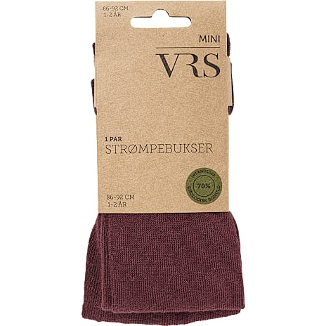 VRS baby strømpebukser str. 1-2 år - bordeaux 1 stk.