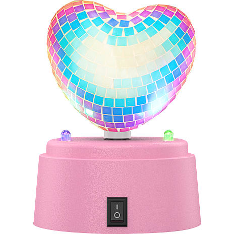 Salling Diskokugle Bordlampe Hjerteformet