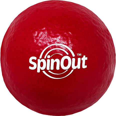 SpinOut Høvdingebold 17,78 cm Rød