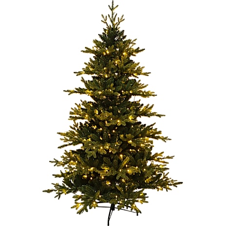 Kunstigt juletræs med lys 1 stk.